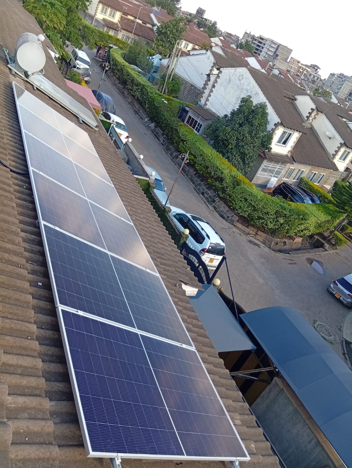 Solar panel installation in Kenya - SunPro project