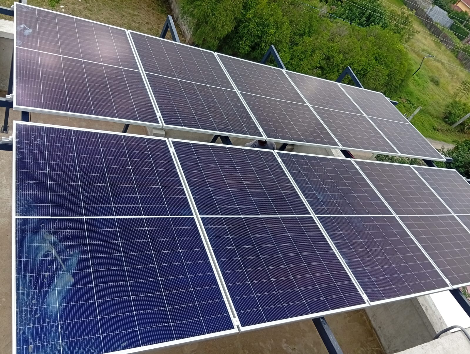 Solar panel installation in Kenya - SunPro project