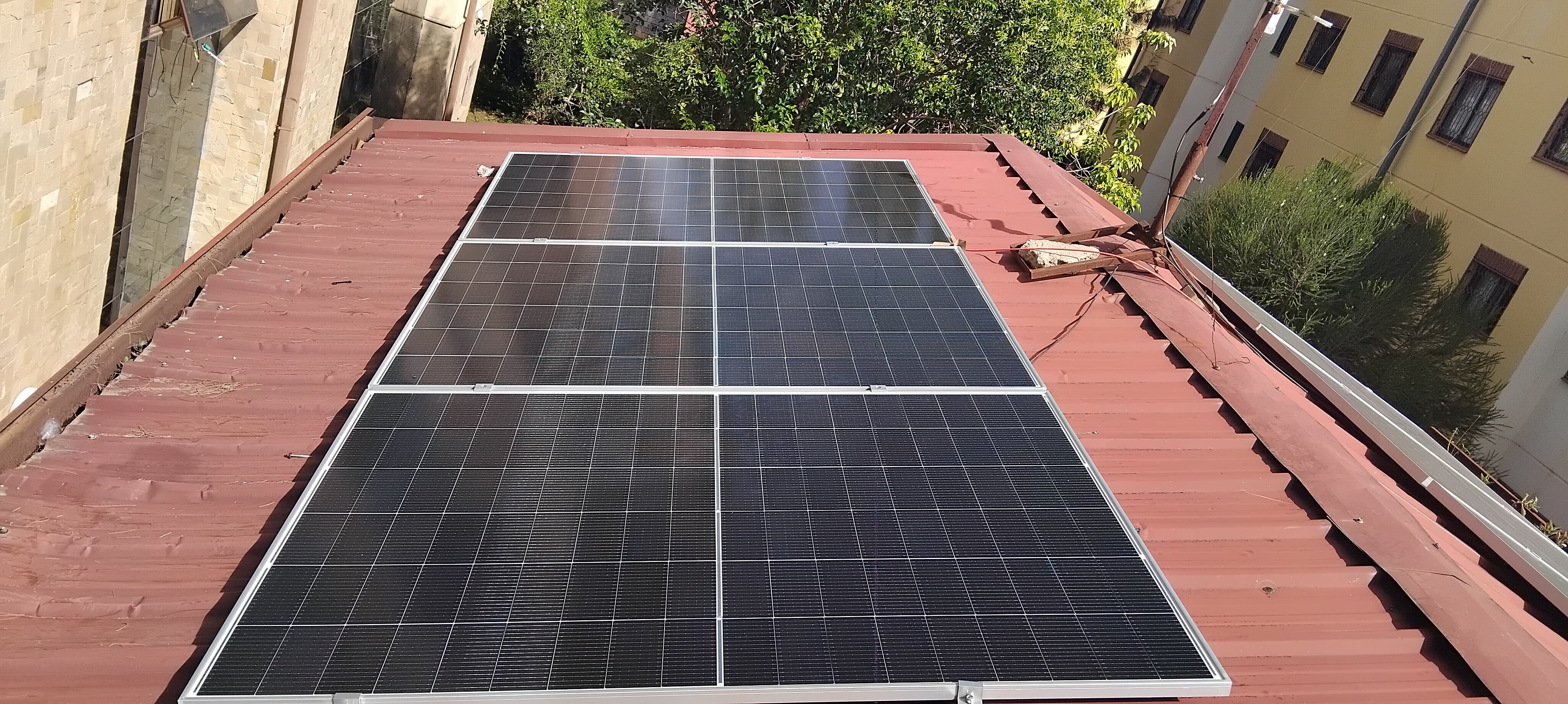 Solar panel installation in Kenya - SunPro project