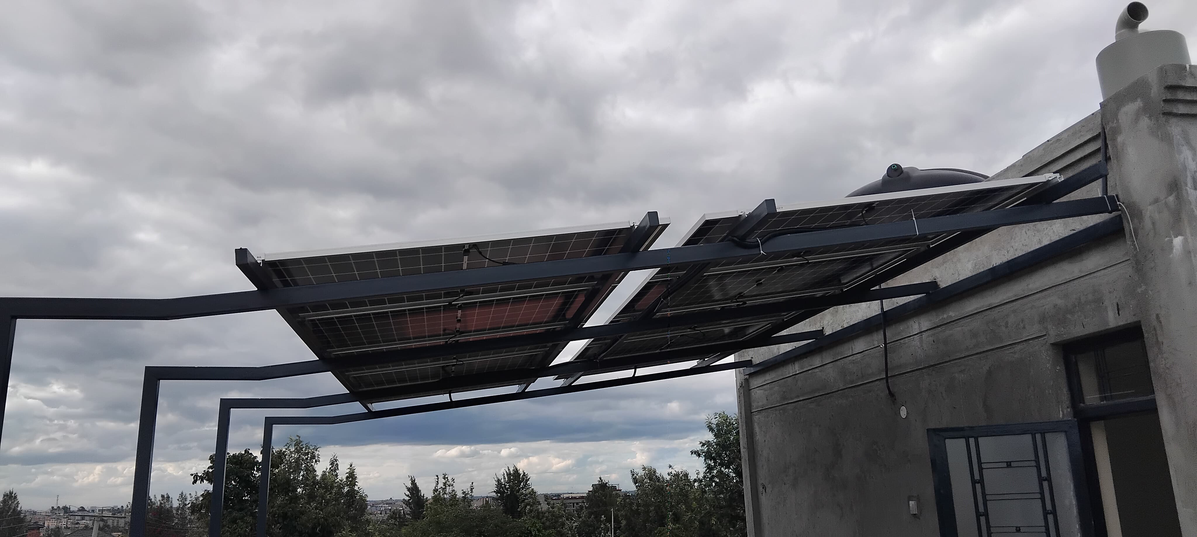 Solar panel installation in Kenya - SunPro project