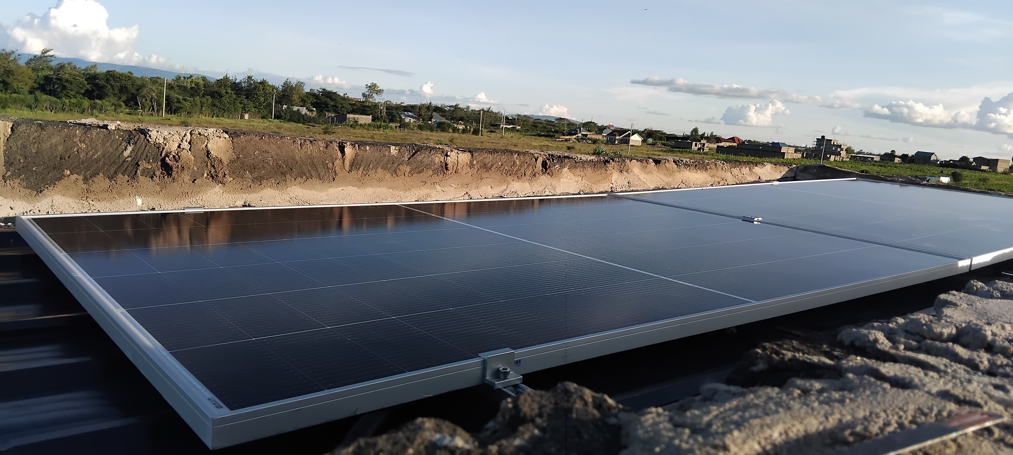 Solar panel installation in Kenya - SunPro project