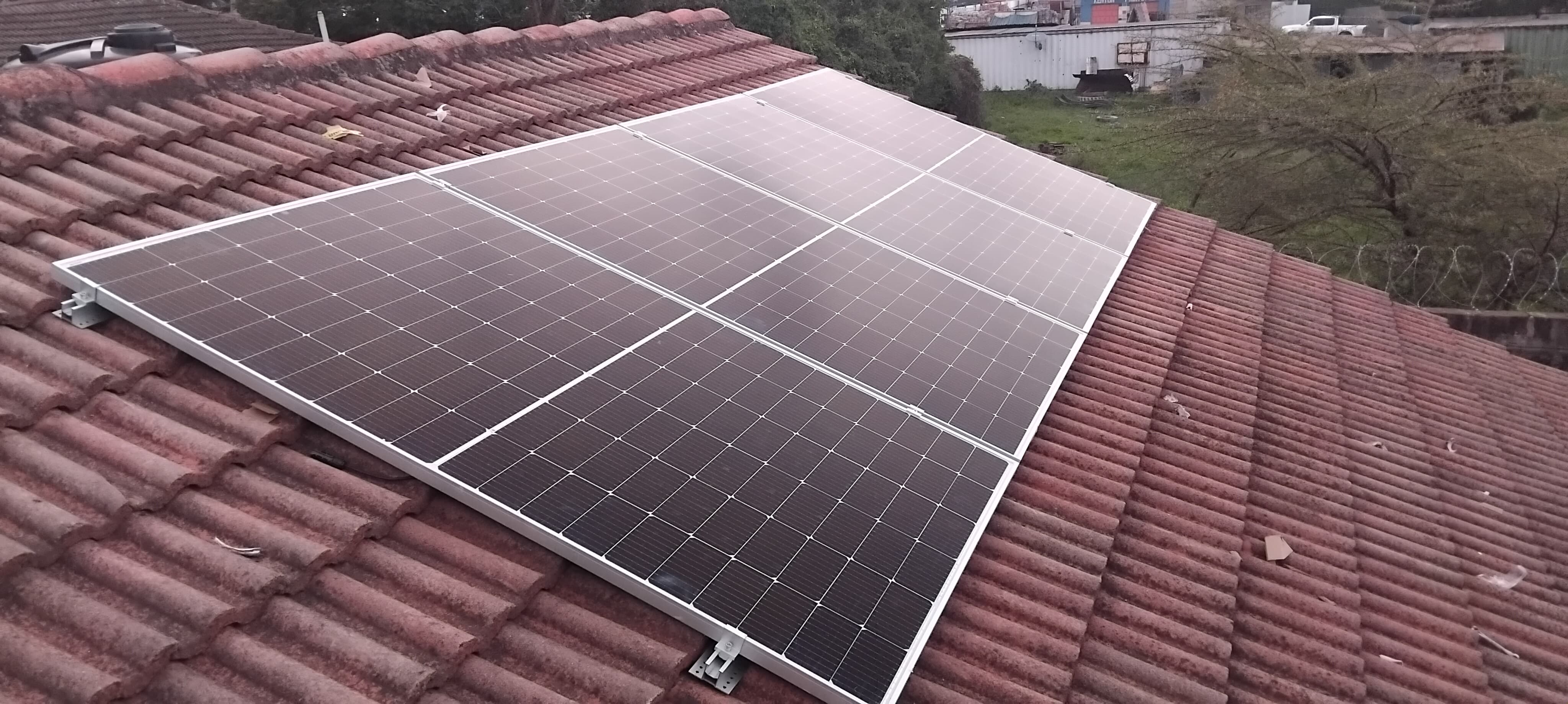Solar panel installation in Kenya - SunPro project